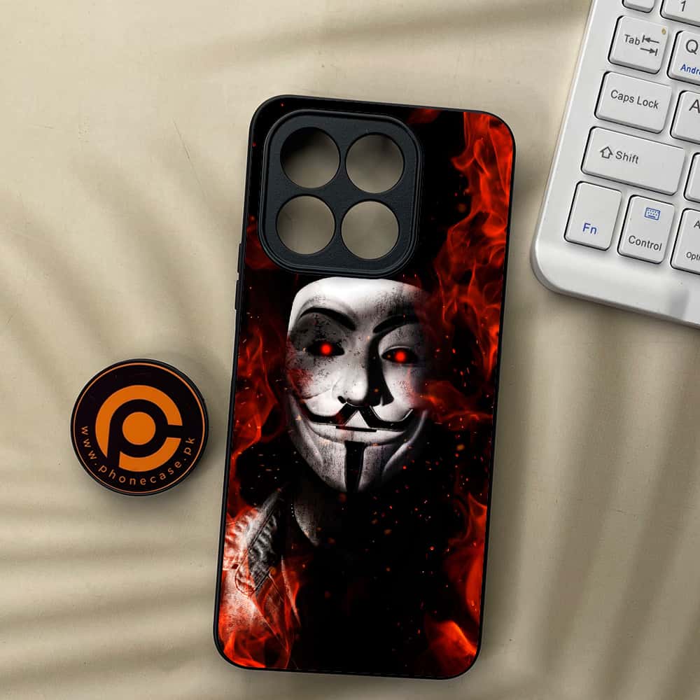 Honor X7c - Anonymous 2.0 Series - Premium Metal  Printed soft Bumper shock Proof Case