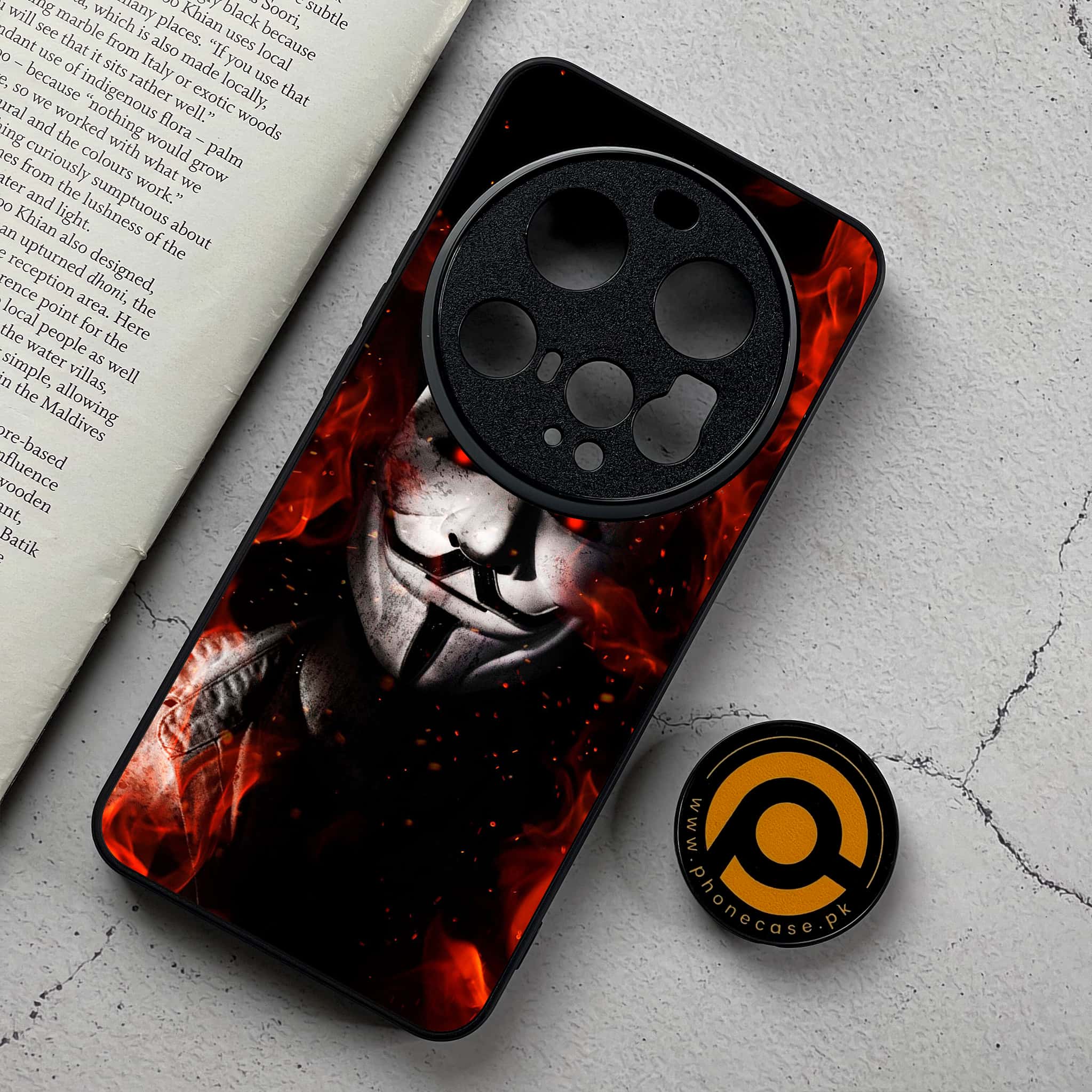 Xiaomi 15 Ultra - Anonymous 2.0 Series - Premium Metal Printed Soft Bumper Shockproof Case