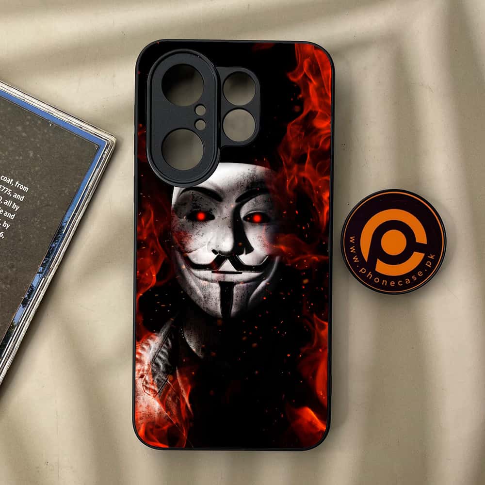 Vivo X200 FE - Anonymous 2.0 Series - Premium Metal Printed soft Bumper Shock Proof Case