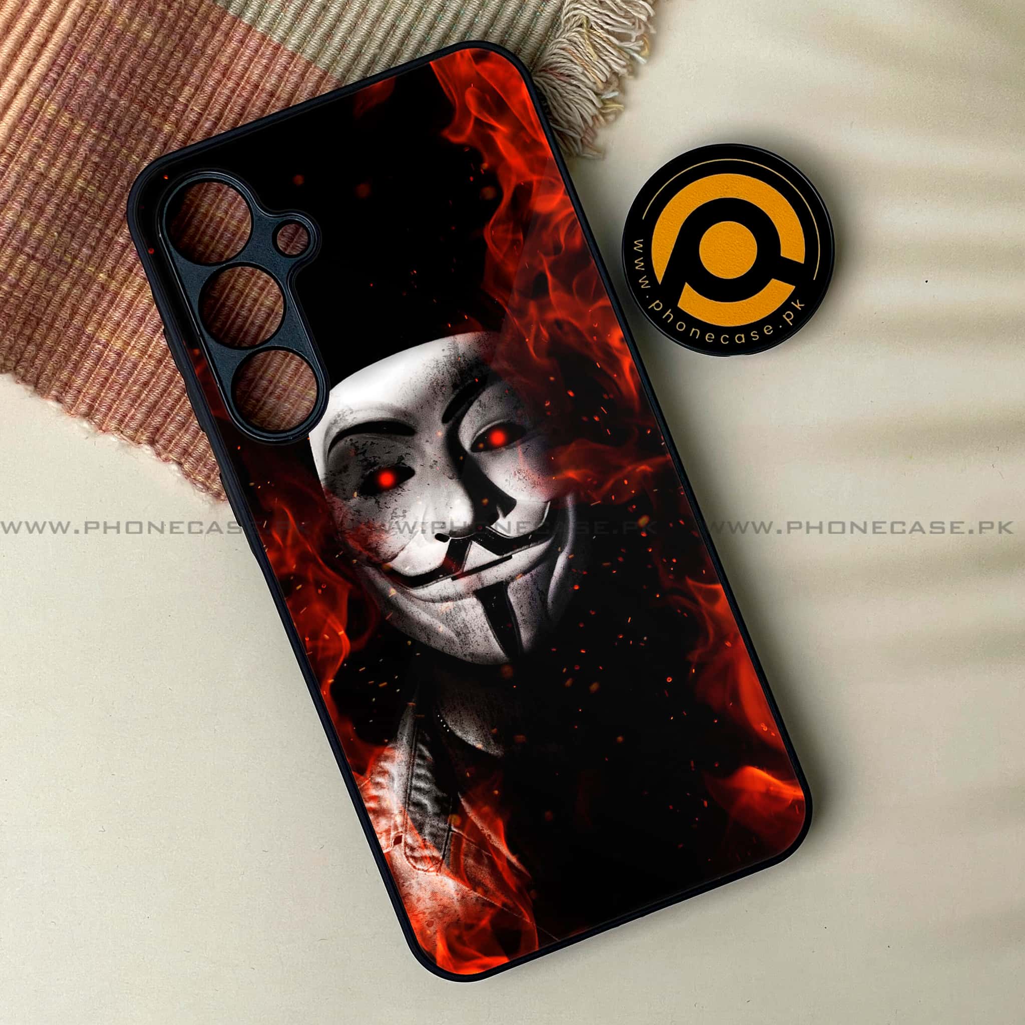 Samsung Galaxy A05s - Anonymous 2.0 Series - Premium Metal Printed soft Bumper shock Proof Case