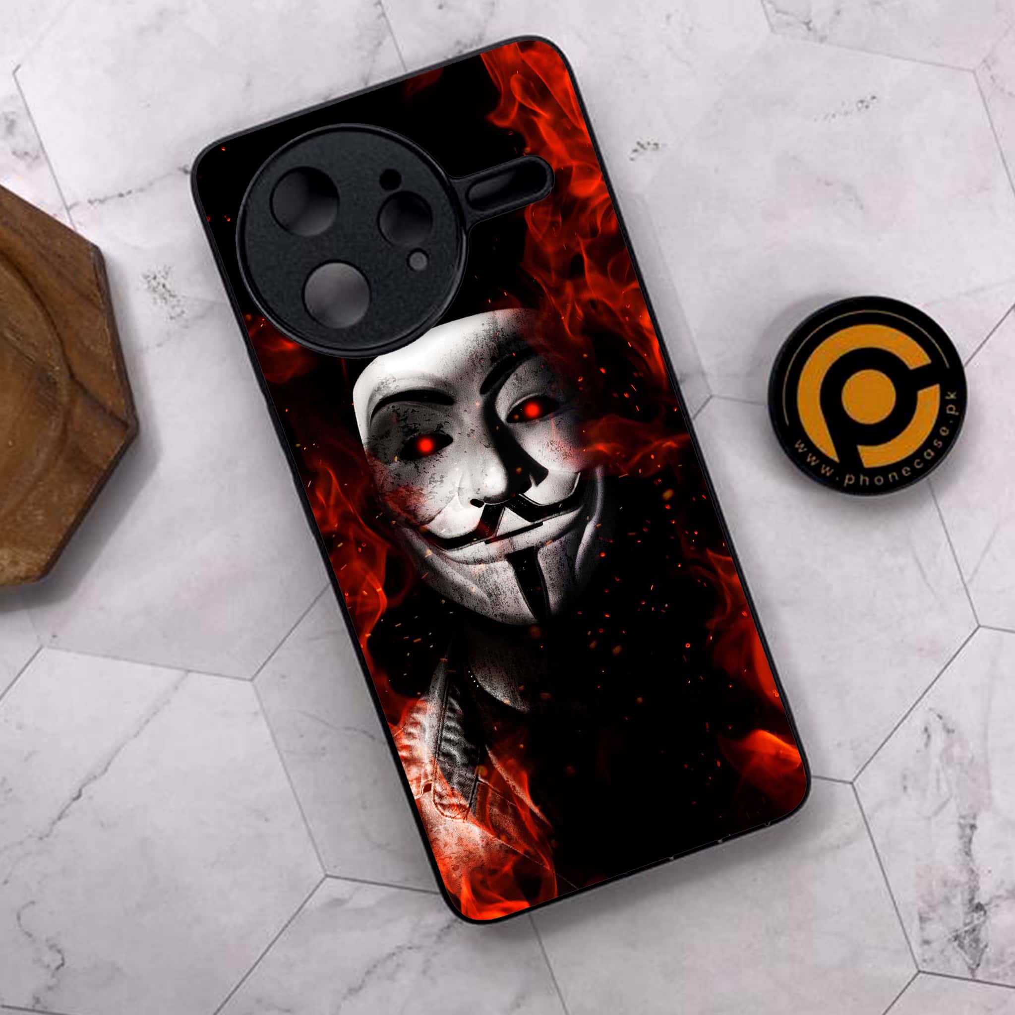 Xiaomi Poco F7 Ultra 5G - Anonymous 2.0 Series - Premium Metal Printed soft Bumper shock Proof Case