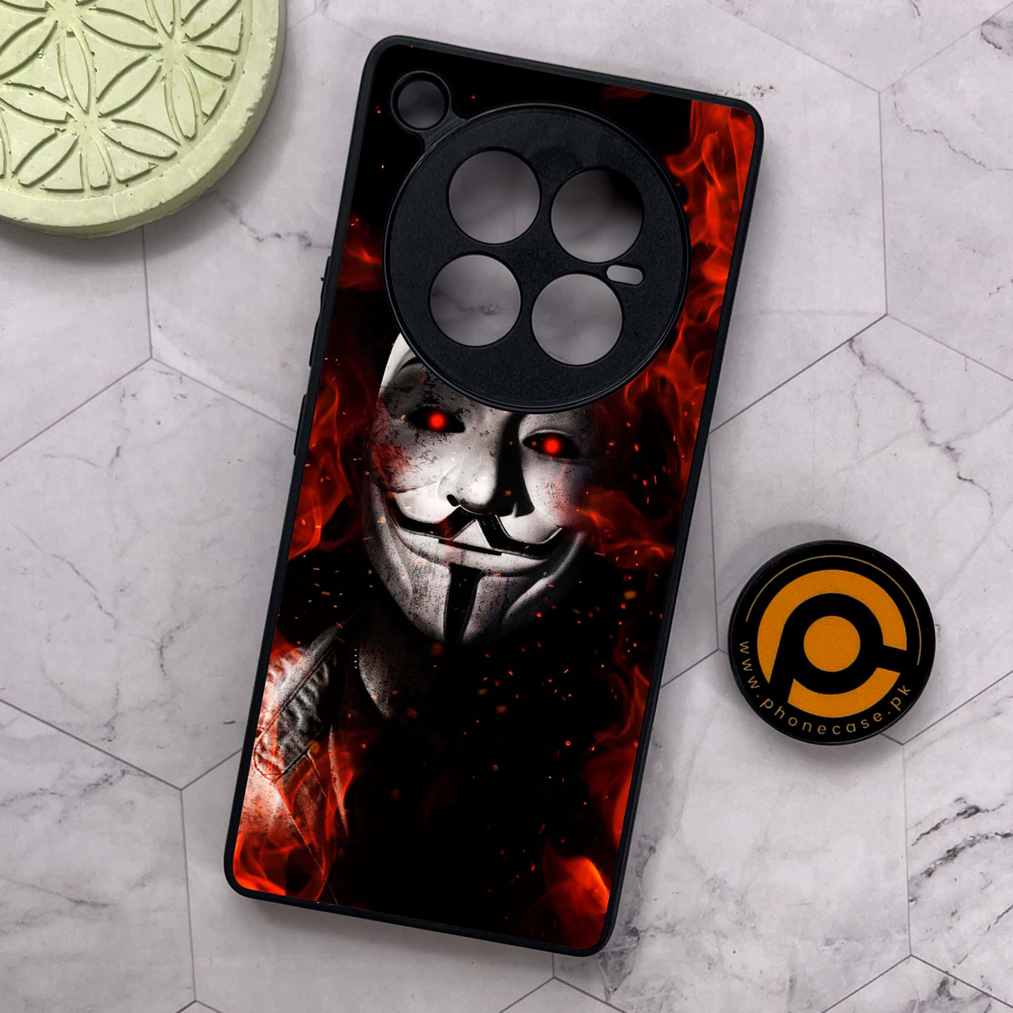 Infinix Zero 40 5G - Anonymous 2.0 Series - Premium Metal Printed soft Bumper shock Proof Case