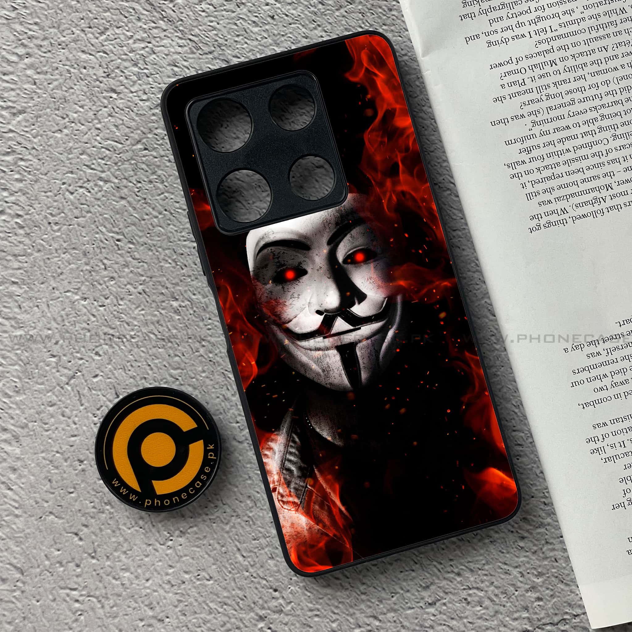 Infinix Note 30 Pro - Anonymous 2.0 Series - Premium Metal Printed soft Bumper shock Proof Case