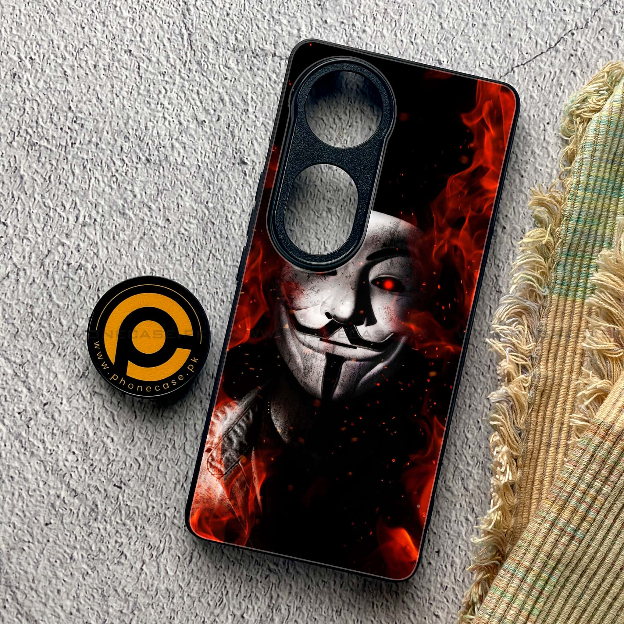 Vivo S19 Pro - Anonymous 2.0 Series - Premium Metal Printed soft Bumper shock Proof Case