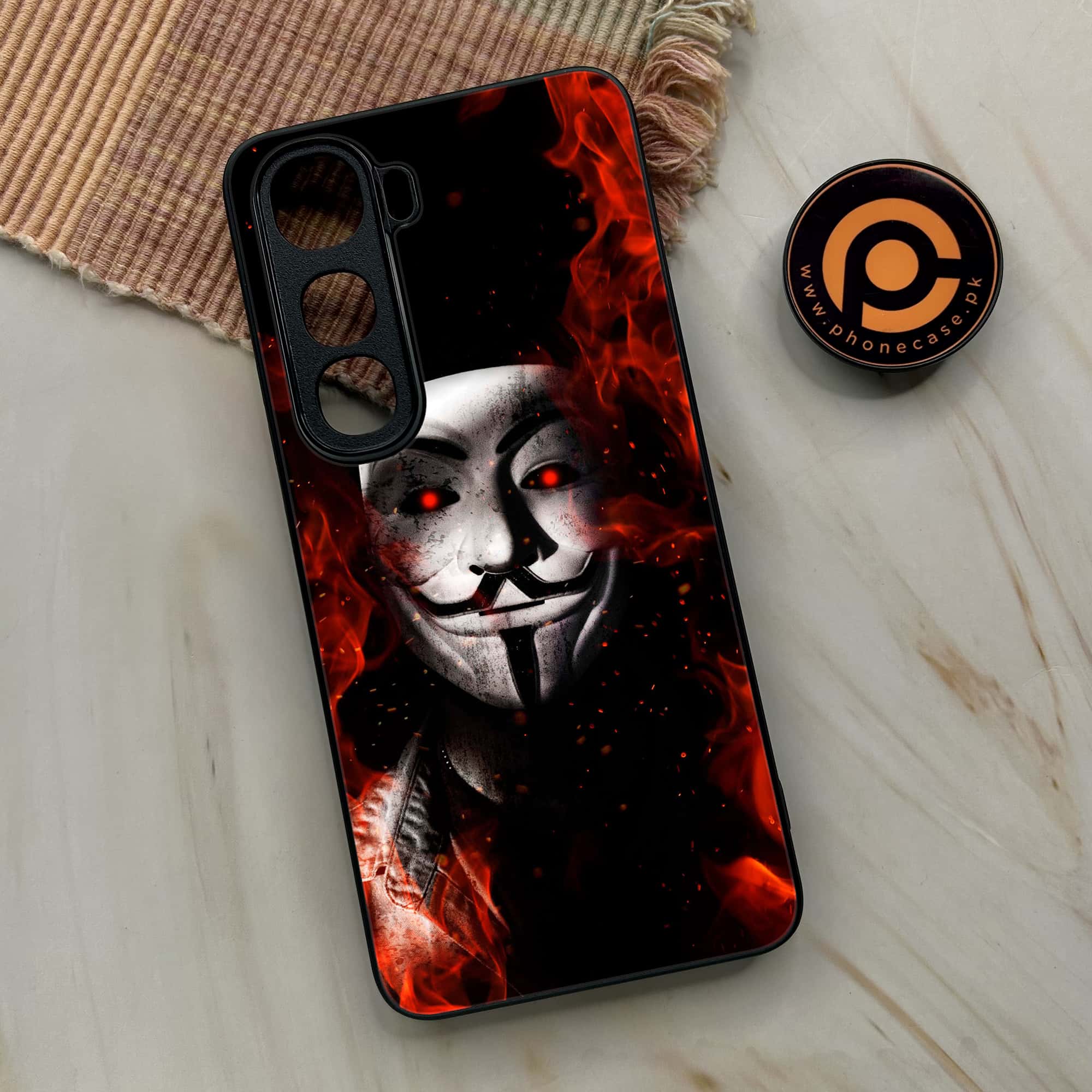 Vivo Y400 - Anonymous 2.0 Series - Premium Metal Printed soft Bumper shock Proof Case