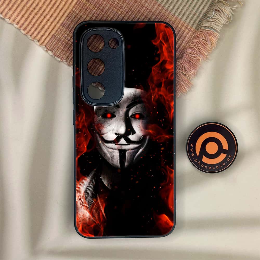 Tecno Spark 40 Pro Plus - Anonymous 2.0 Series - Premium Metal Printed soft Bumper shock Proof Case
