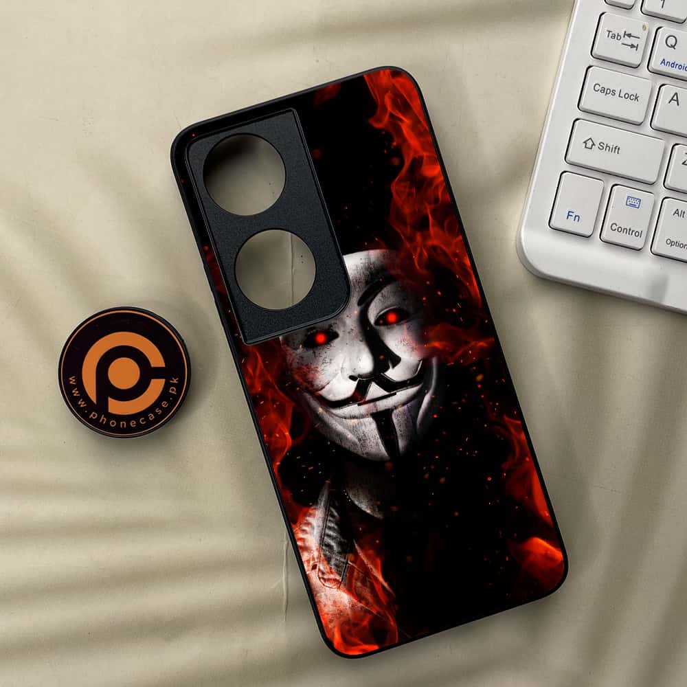 Honor X7b - Anonymous 2.0 Series - Premium Metal  Printed soft Bumper shock Proof Case