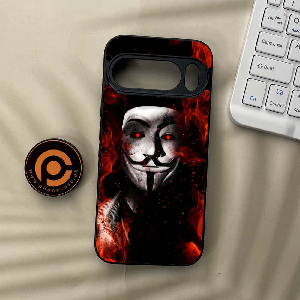 Google Pixel 10  - Anonymous 2.0 Series - Premium Metal Printed soft Bumper Shockof Case