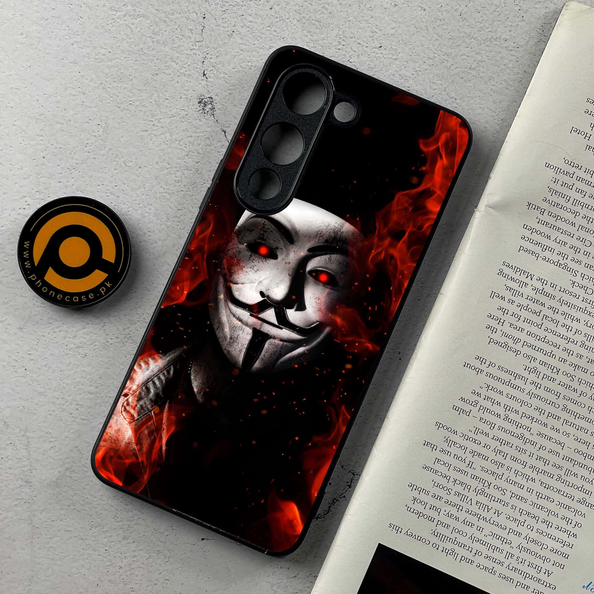 Vivo Y04 - Anonymous 2.0 Series - Premium Metal Printed Soft Bumper Shockproof Case