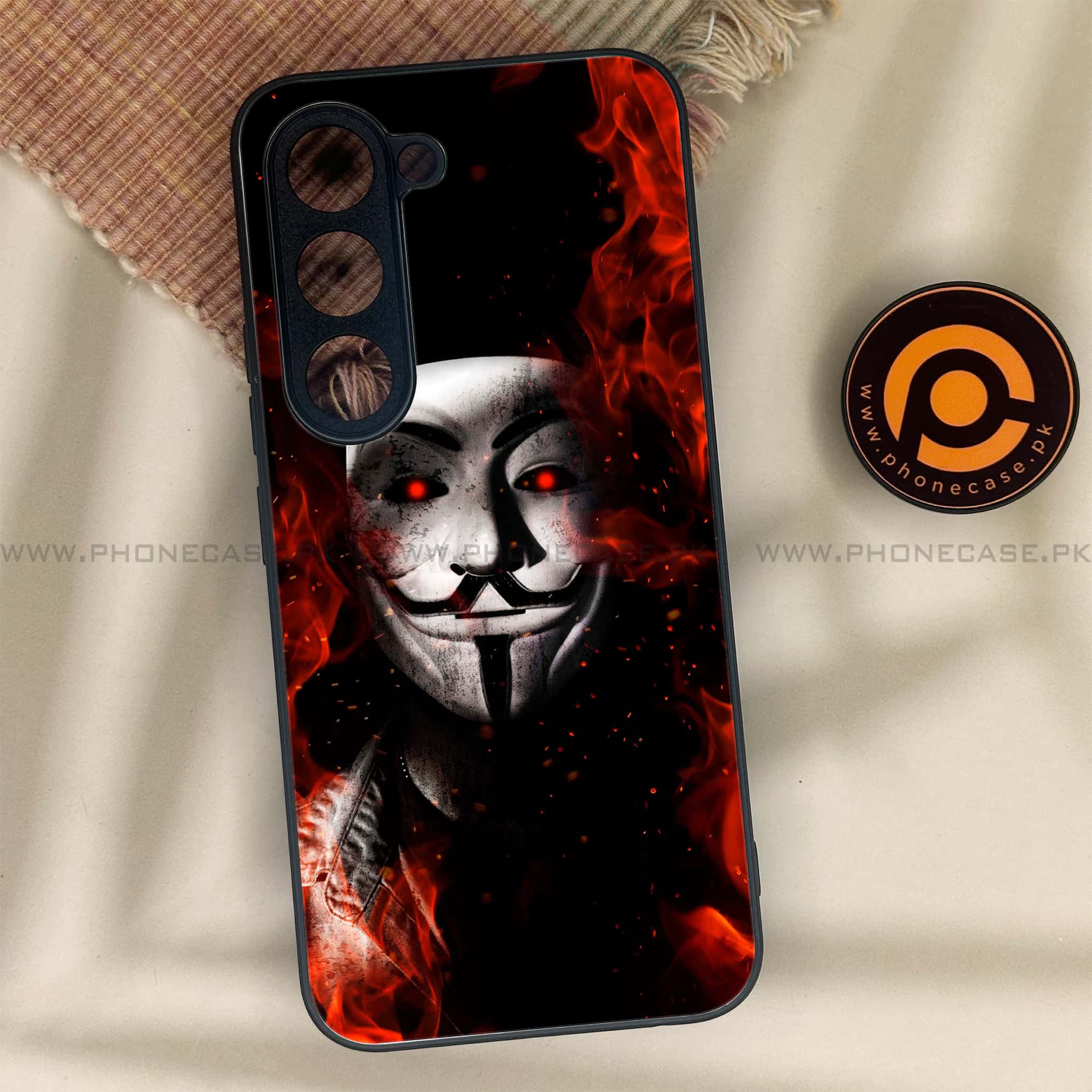 Tecno Spark 40 Pro - Anonymous 2.0 Series - Premium Metal Printed soft Bumper shock Proof Case
