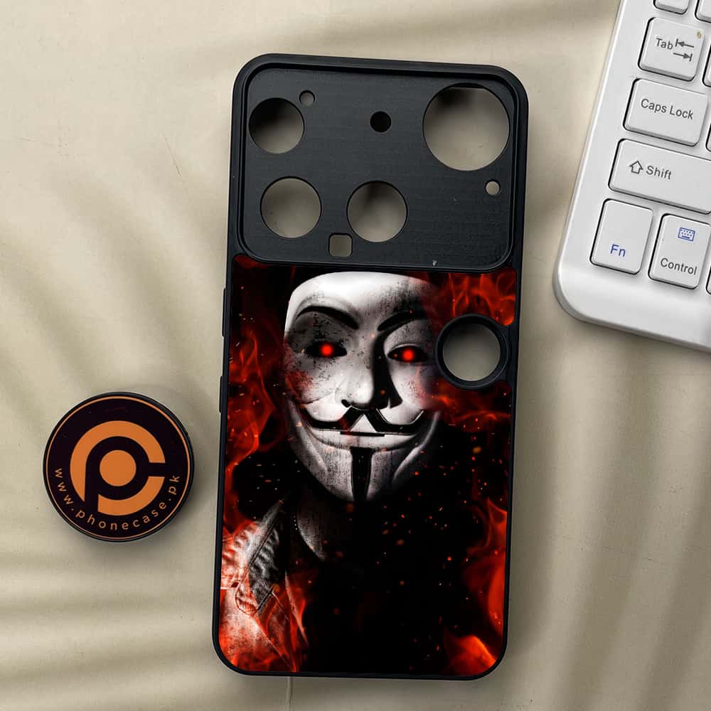 Nothing Phone 3 - Anonymous 2.0 Series - Premium Metal  Printed soft Bumper shock Proof Case