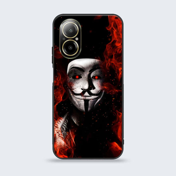 Realme C67 - Anonymous 2.0 Design 7 - Premium Printed Glass soft Bumper shock Proof Case CS-14710