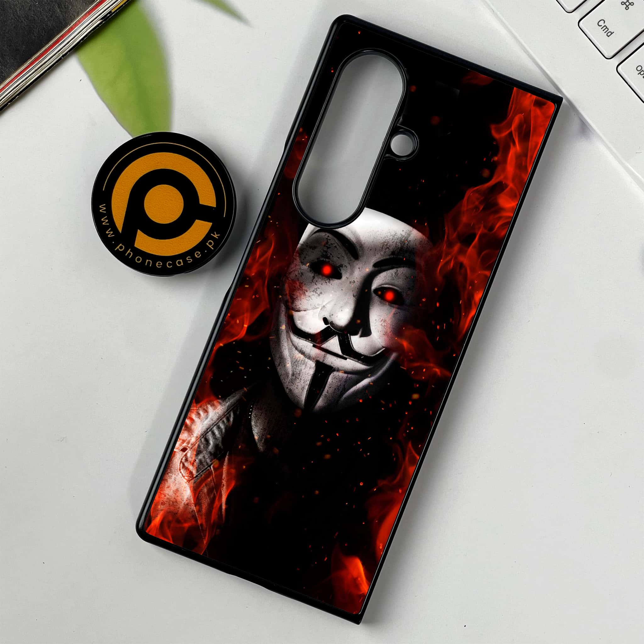 Samsung Galaxy Z Fold 7 - Anonymous 2.0 Series - Premium Metal Printed soft Bumper shock Proof Case