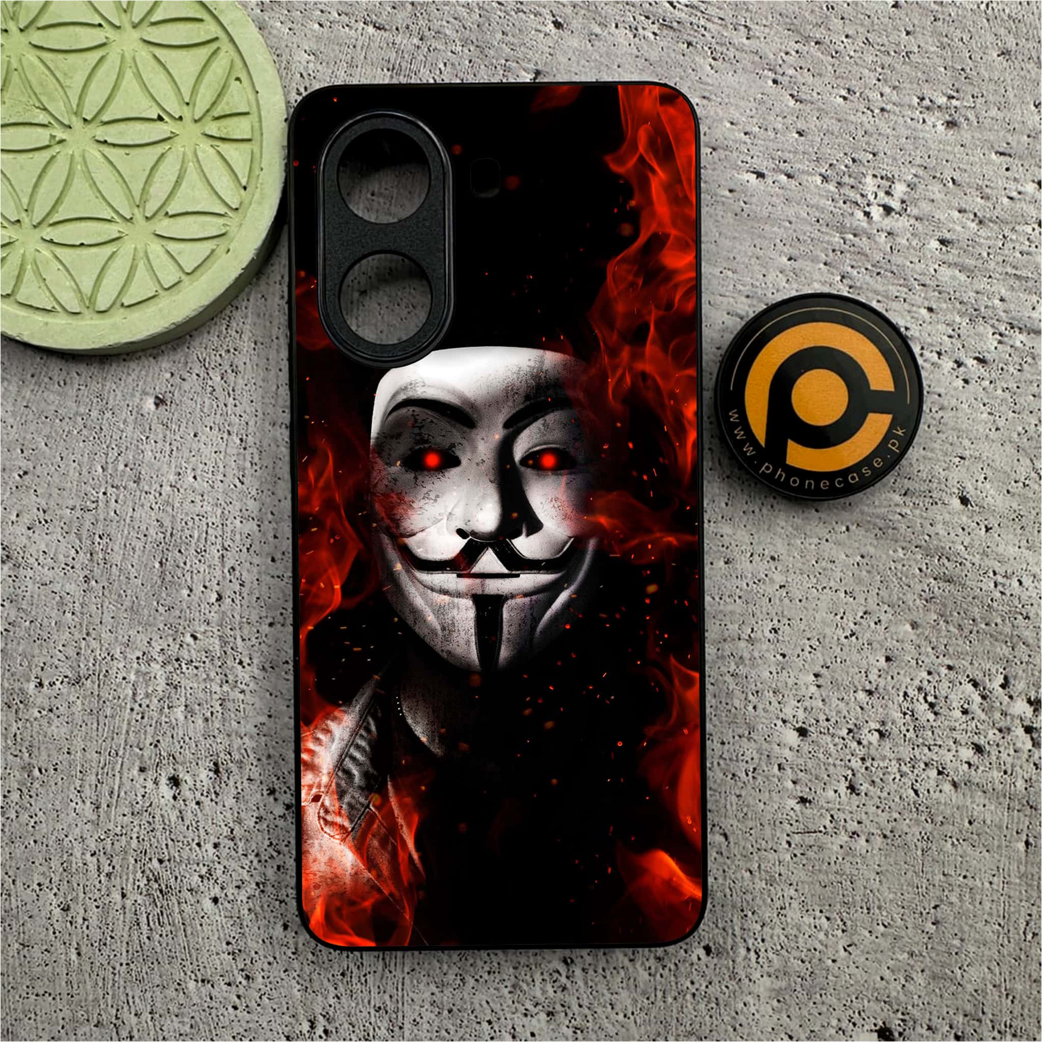 Xiaomi Redmi Turbo 4 - Anonymous 2.0 Series - Premium Metal Printed soft Bumper shock Proof Case