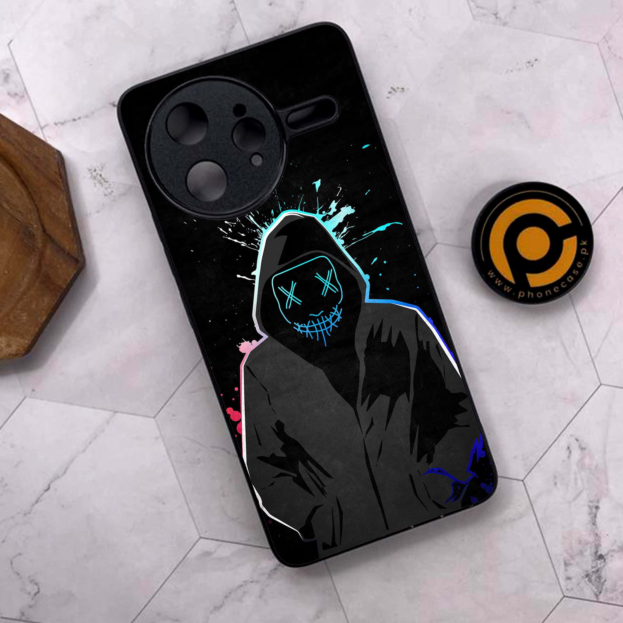 Xiaomi Poco F7 Ultra 5G - Anonymous 2.0 Series - Premium Metal Printed soft Bumper shock Proof Case