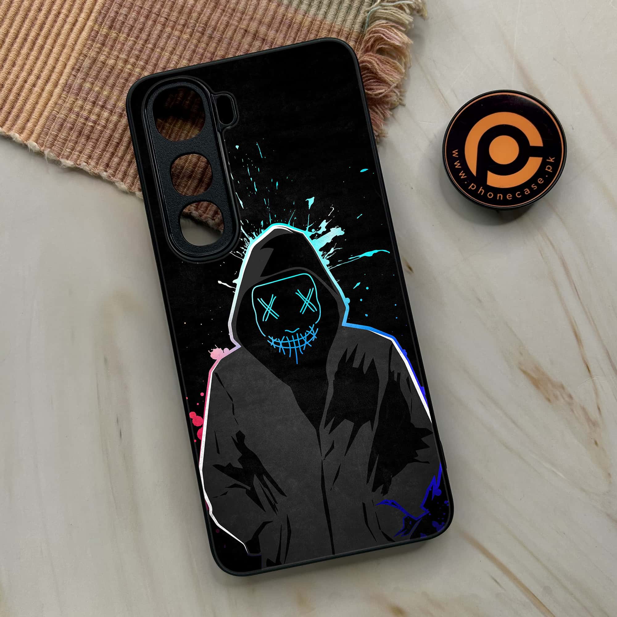 Vivo Y400 - Anonymous 2.0 Series - Premium Metal Printed soft Bumper shock Proof Case