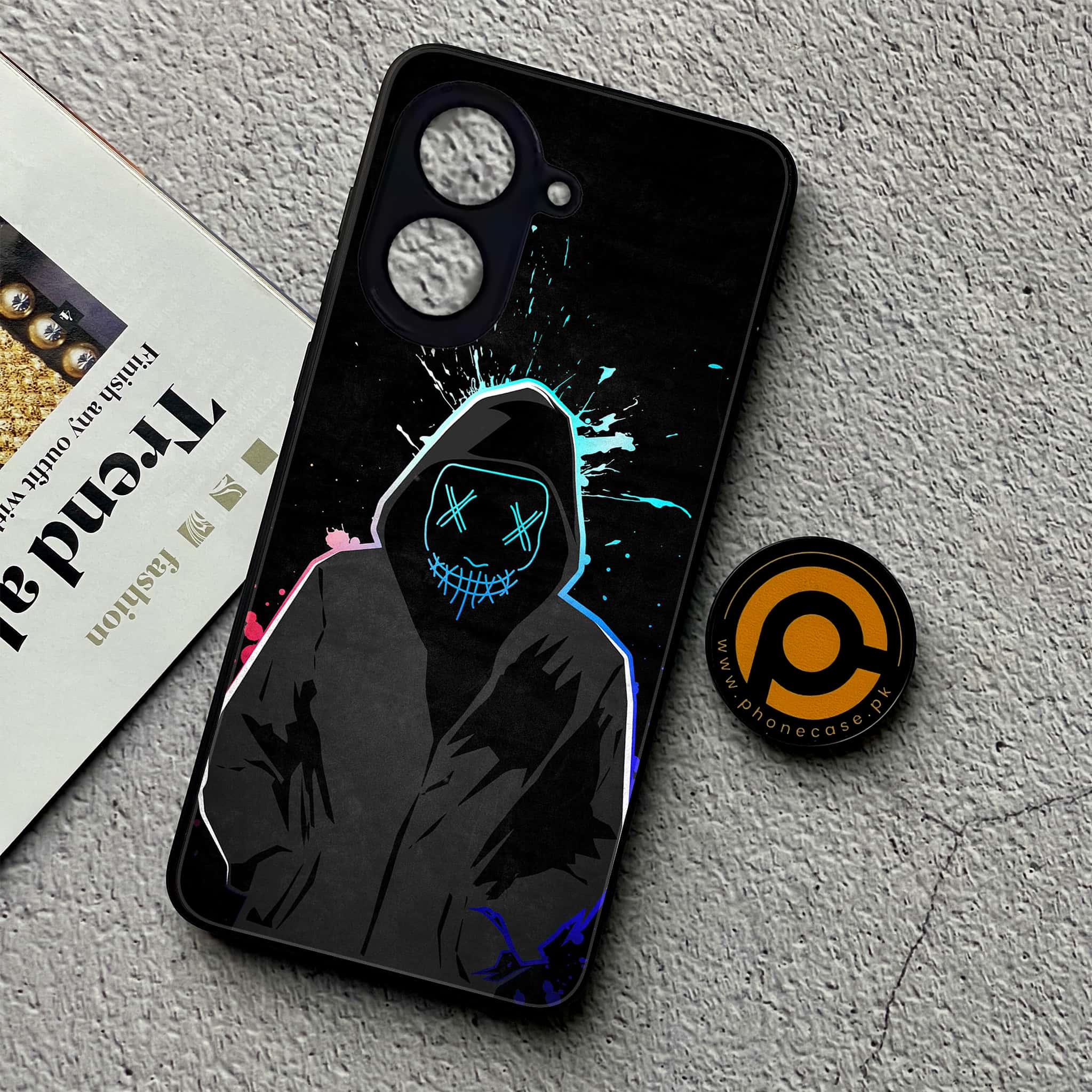 Xiaomi Redmi A5 - Anonymous 2.0 Series - Premium Metal Printed soft Bumper shock Proof Case