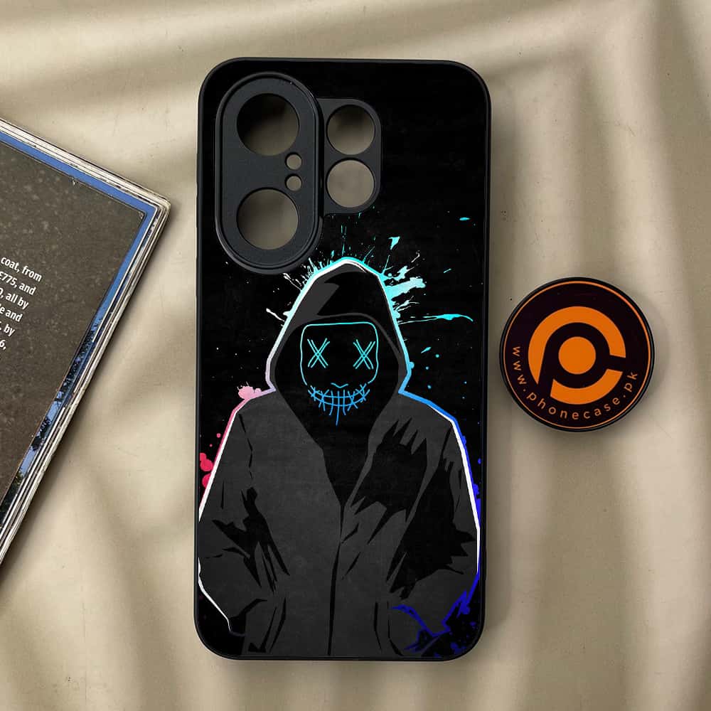 Vivo X200 FE - Anonymous 2.0 Series - Premium Metal Printed soft Bumper Shock Proof Case