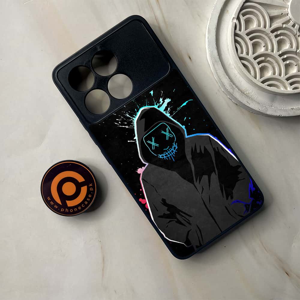 Xiaomi Poco F6 Pro - Anonymous 2.0 Series - Premium Metal Printed soft Bumper shock Proof Case