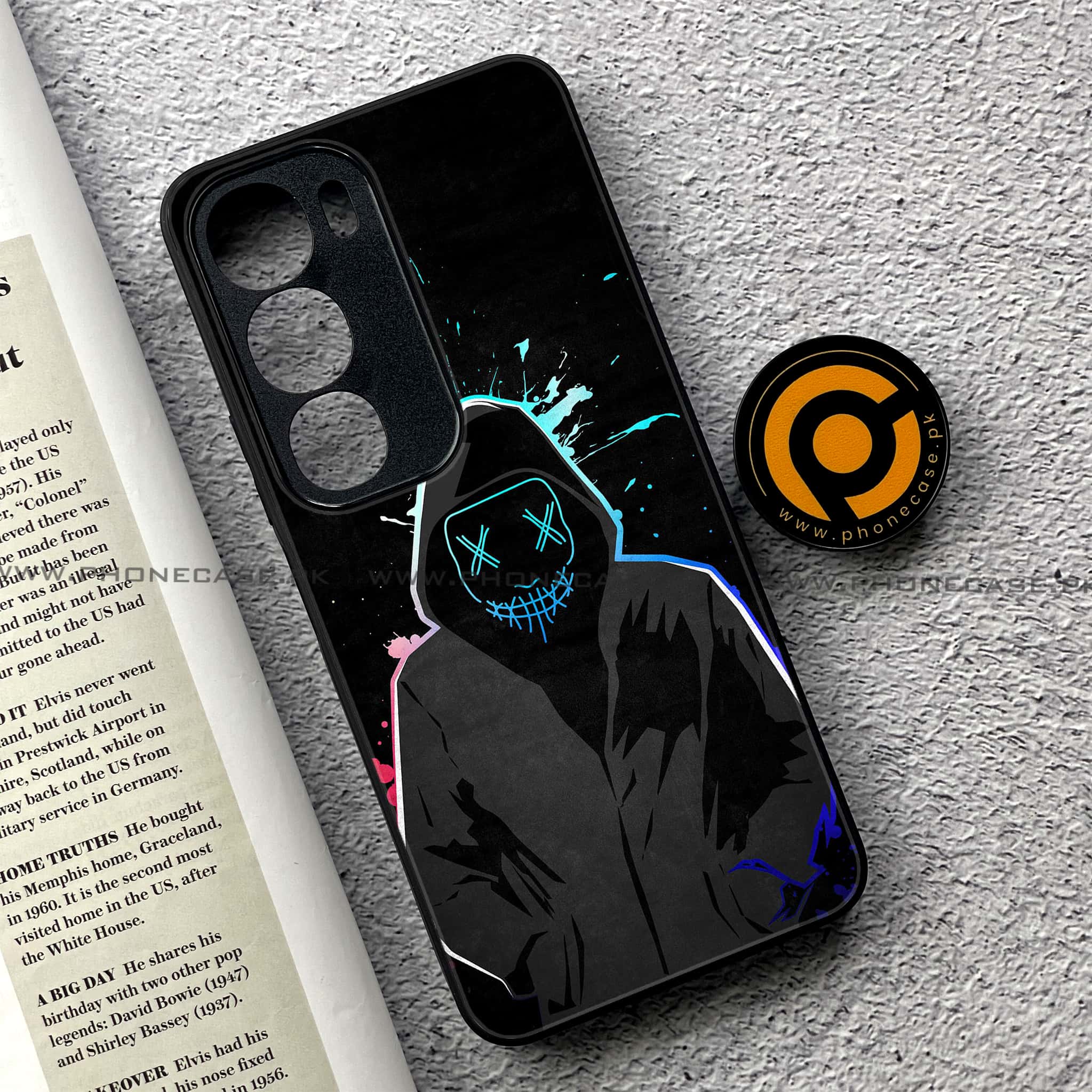 Vivo Y19s Pro - Anonymous 2.0 Series - Premium Metal Printed soft Bumper shock Proof Case