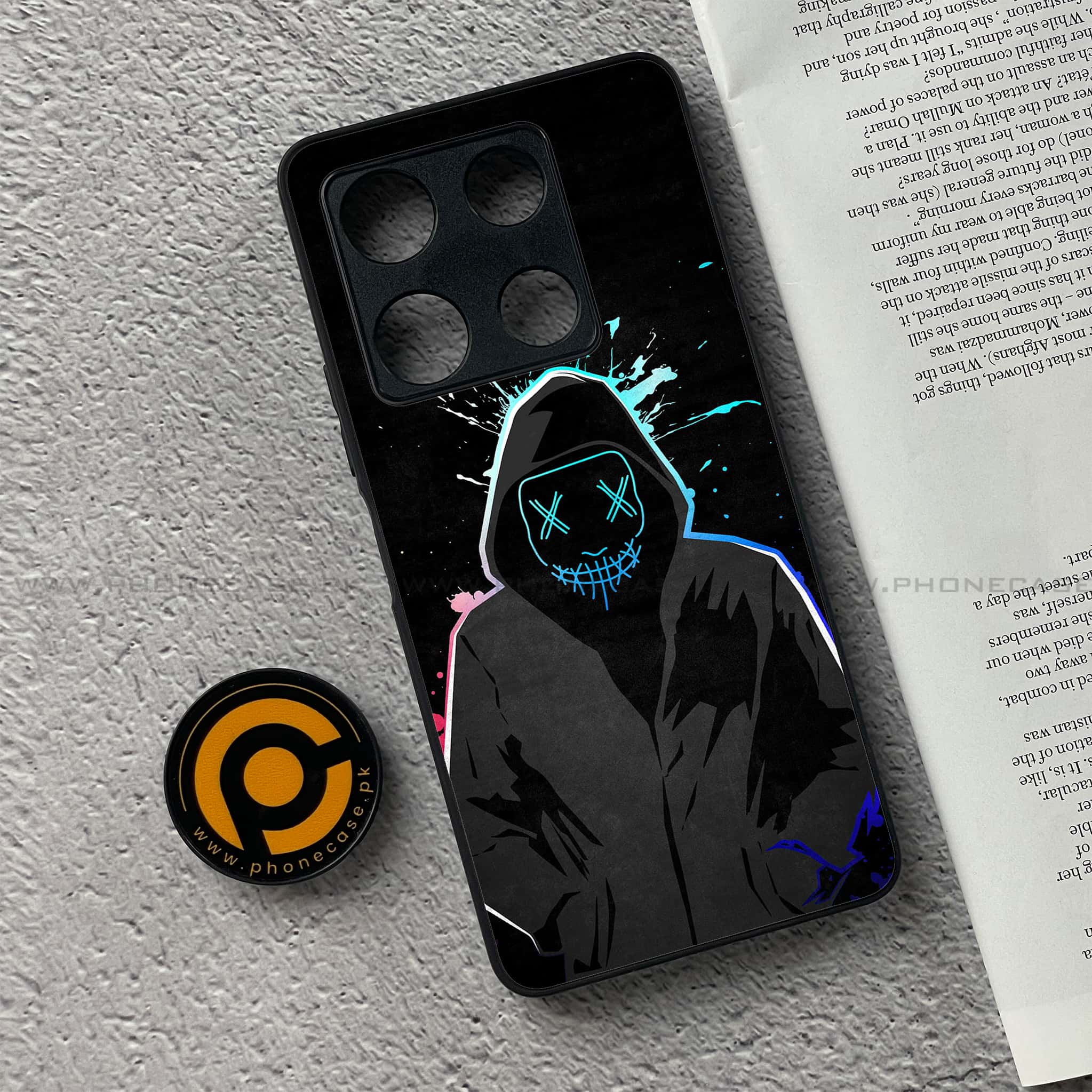 Infinix Note 30 Pro - Anonymous 2.0 Series - Premium Metal Printed soft Bumper shock Proof Case