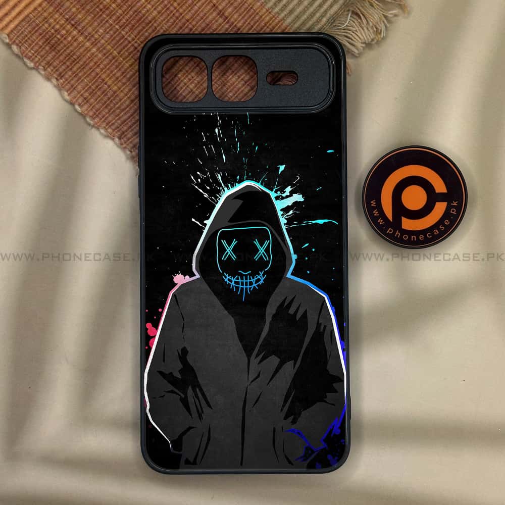 Infinix Smart 10 Plus - Anonymous 2.0 Series - Premium Metal Printed soft Bumper shock Proof Case