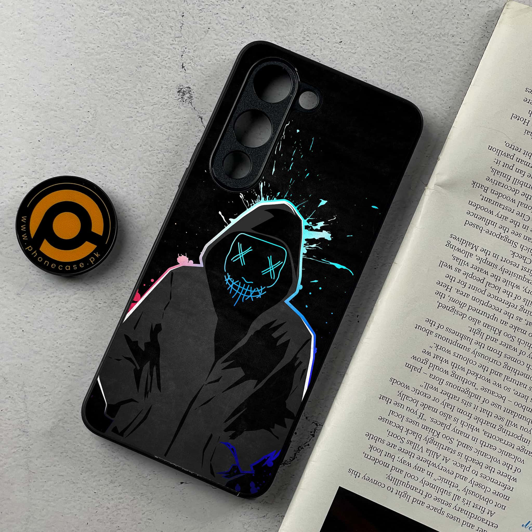 Vivo Y04 - Anonymous 2.0 Series - Premium Metal Printed Soft Bumper Shockproof Case