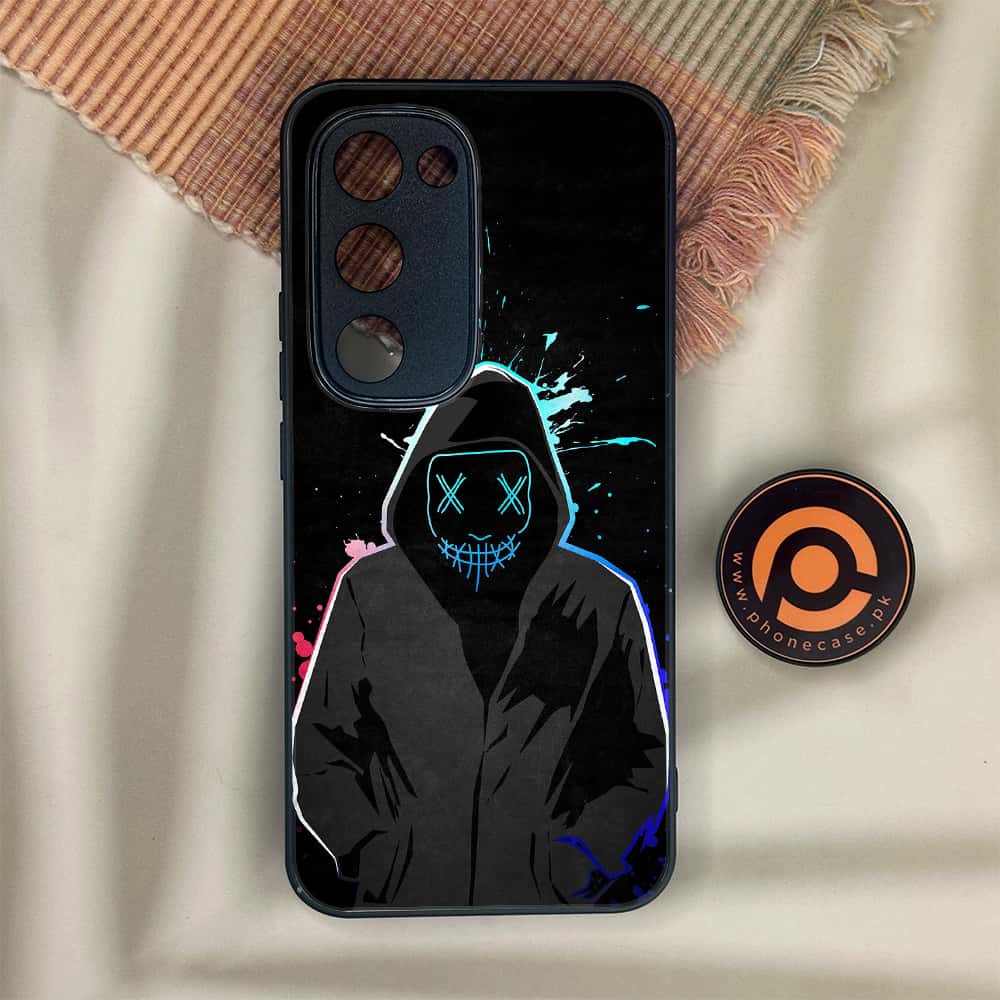Tecno Spark 40 Pro Plus - Anonymous 2.0 Series - Premium Metal Printed soft Bumper shock Proof Case