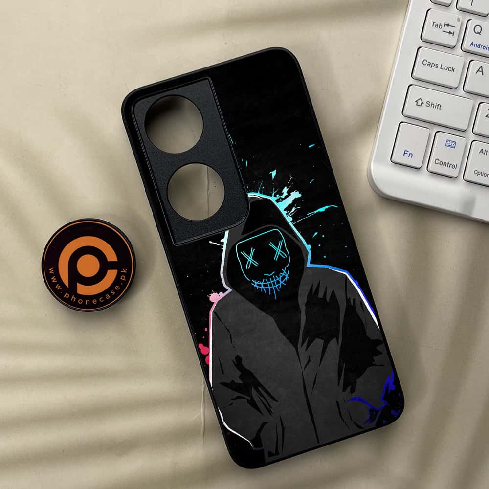 Honor X7b - Anonymous 2.0 Series - Premium Metal  Printed soft Bumper shock Proof Case