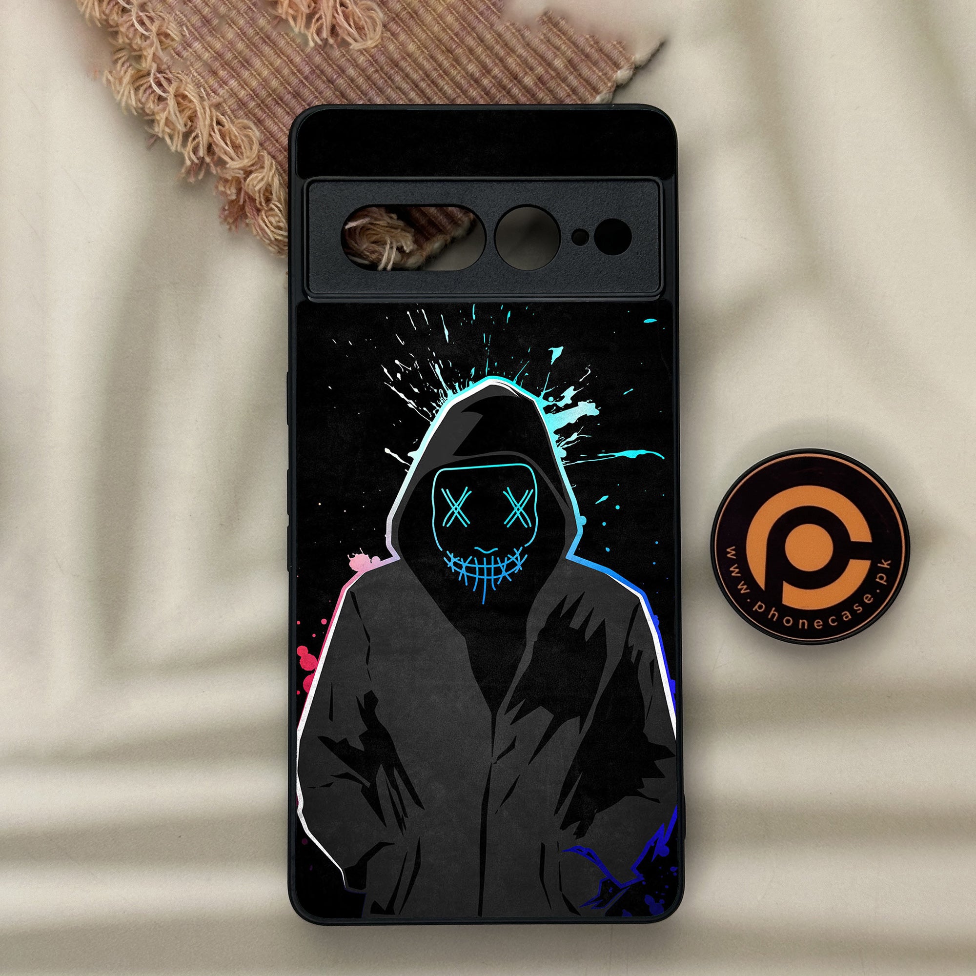 Google Pixel 7 Pro - Anonymous 2.0 Series - Premium Metal Printed soft Bumper Shock Proof Case