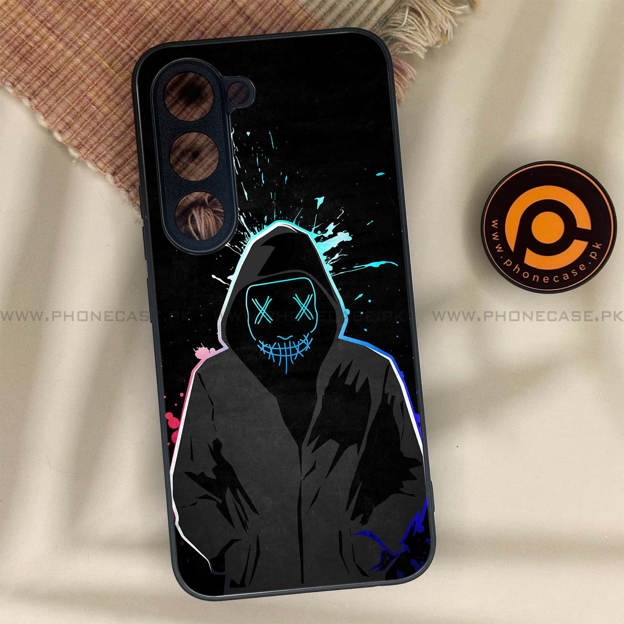Tecno Spark 40 Pro - Anonymous 2.0 Series - Premium Metal Printed soft Bumper shock Proof Case