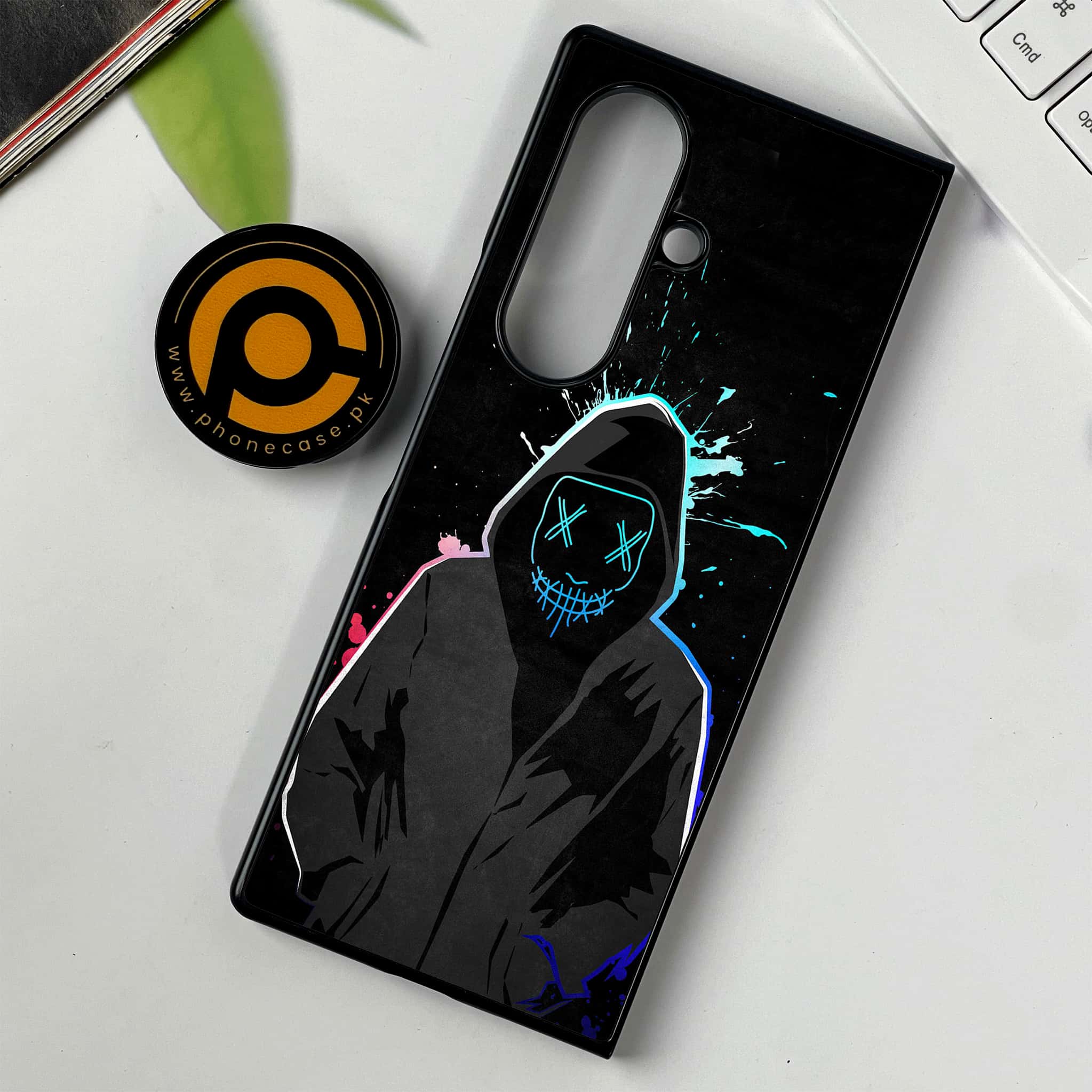Samsung Galaxy Z Fold 7 - Anonymous 2.0 Series - Premium Metal Printed soft Bumper shock Proof Case