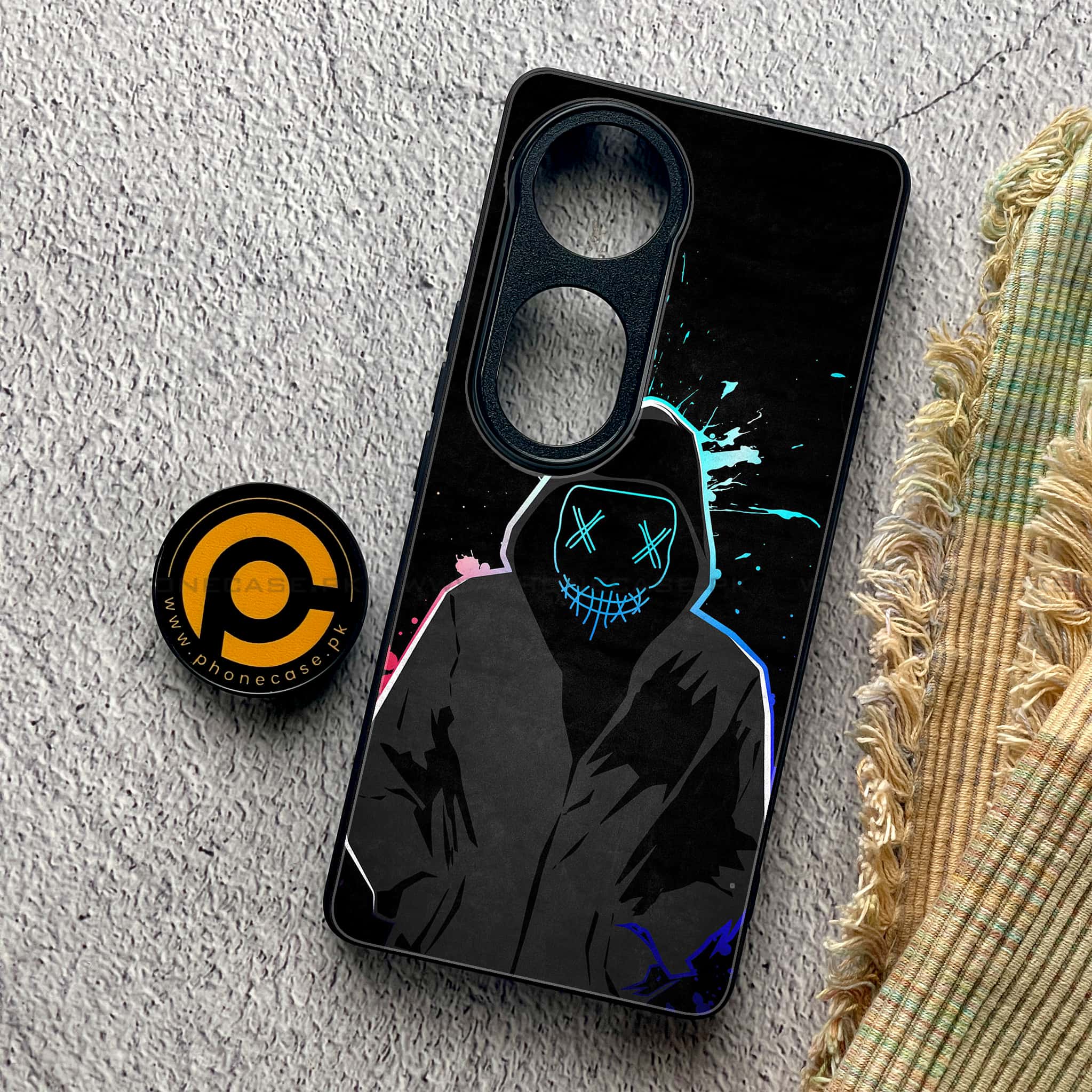 Vivo S19 Pro - Anonymous 2.0 Series - Premium Metal Printed soft Bumper shock Proof Case