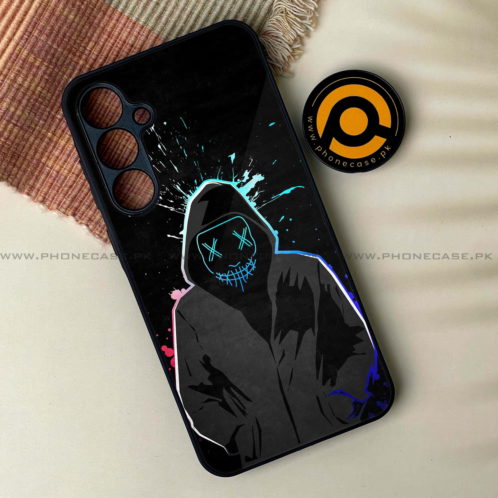 Samsung Galaxy A05s - Anonymous 2.0 Series - Premium Metal Printed soft Bumper shock Proof Case