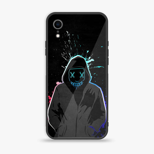 iPhone XR - Anonymous 2.0 Design 8 - Premium Printed Glass soft Bumper shock Proof Case CS-18815