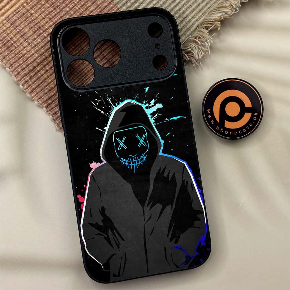 iPhone 17 Pro Max - Anonymous 2.0 Series - Premium Metal Printed soft Bumper shock Proof Case