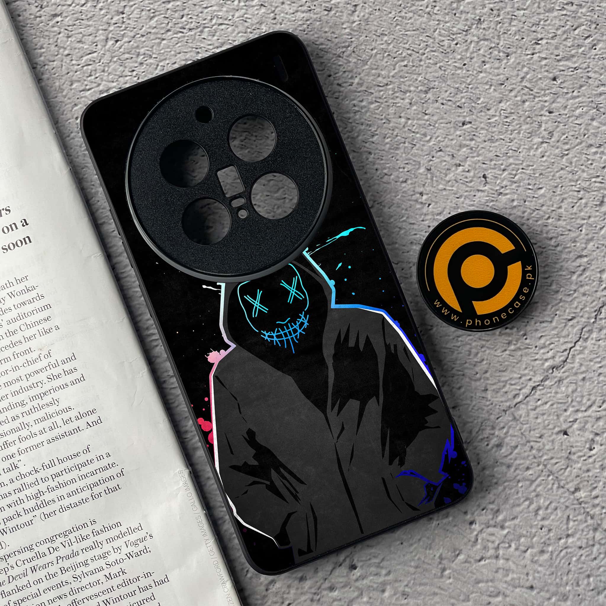 Vivo X200 Pro - Anonymous 2.0 Series - Premium Metal  Printed soft Bumper shock Proof Case
