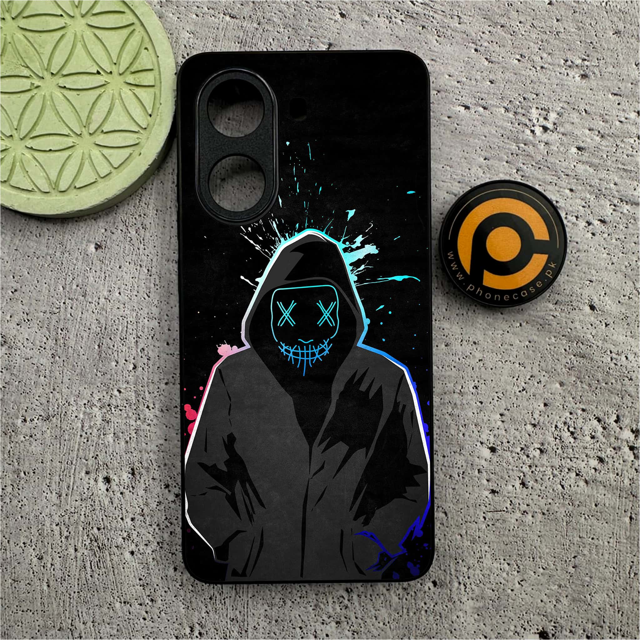 Xiaomi Redmi Turbo 4 - Anonymous 2.0 Series - Premium Metal Printed soft Bumper shock Proof Case