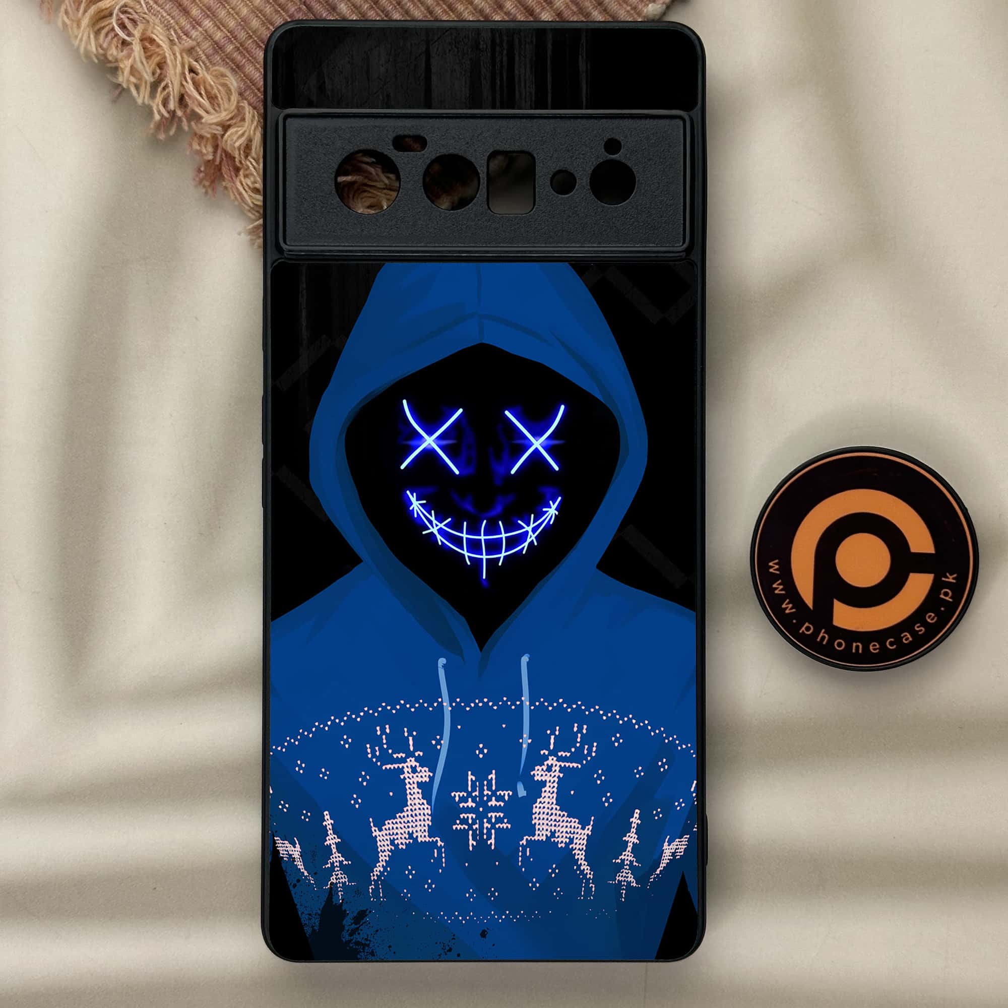 Google Pixel 6 Pro - Anonymous 2.0 Series - Premium Metal Printed soft Bumper Shock Proof Case
