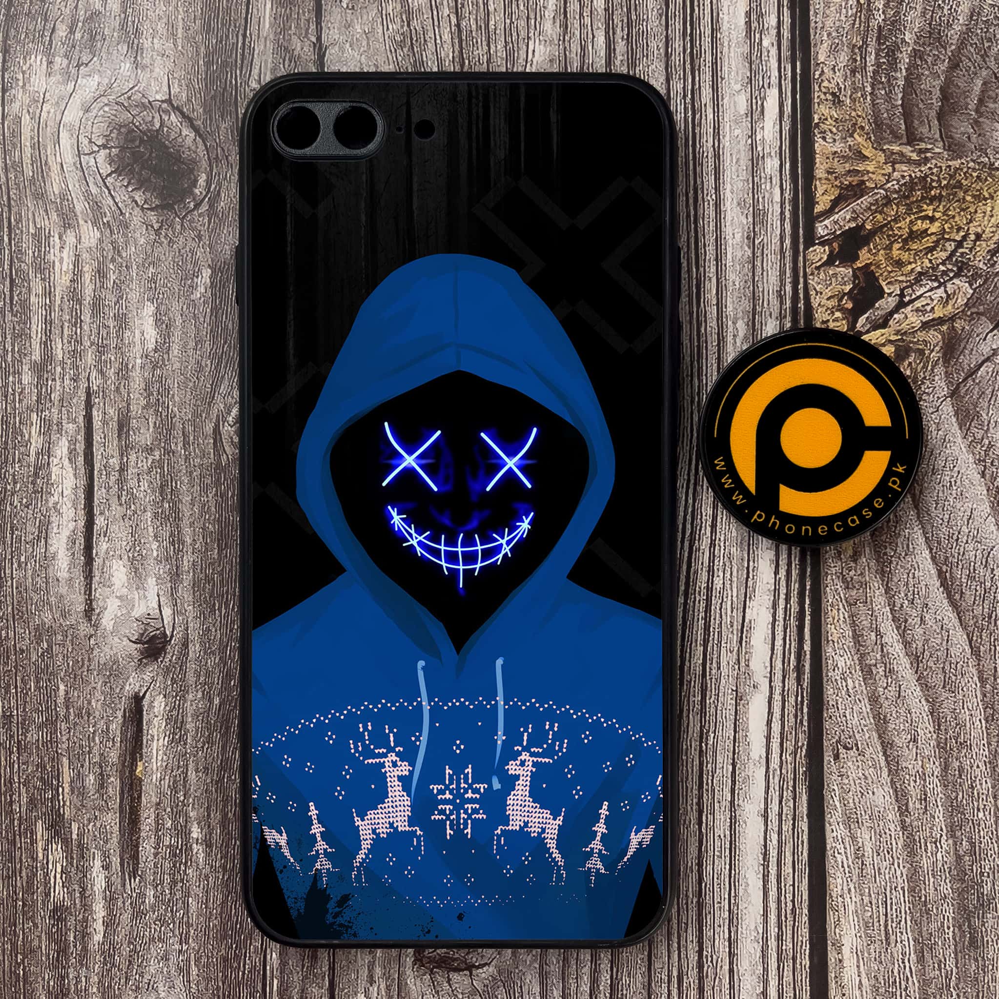 iPhone 7 Plus - Anonymous 2.0   Series - Premium Metal Printed soft Bumper shock Proof Case