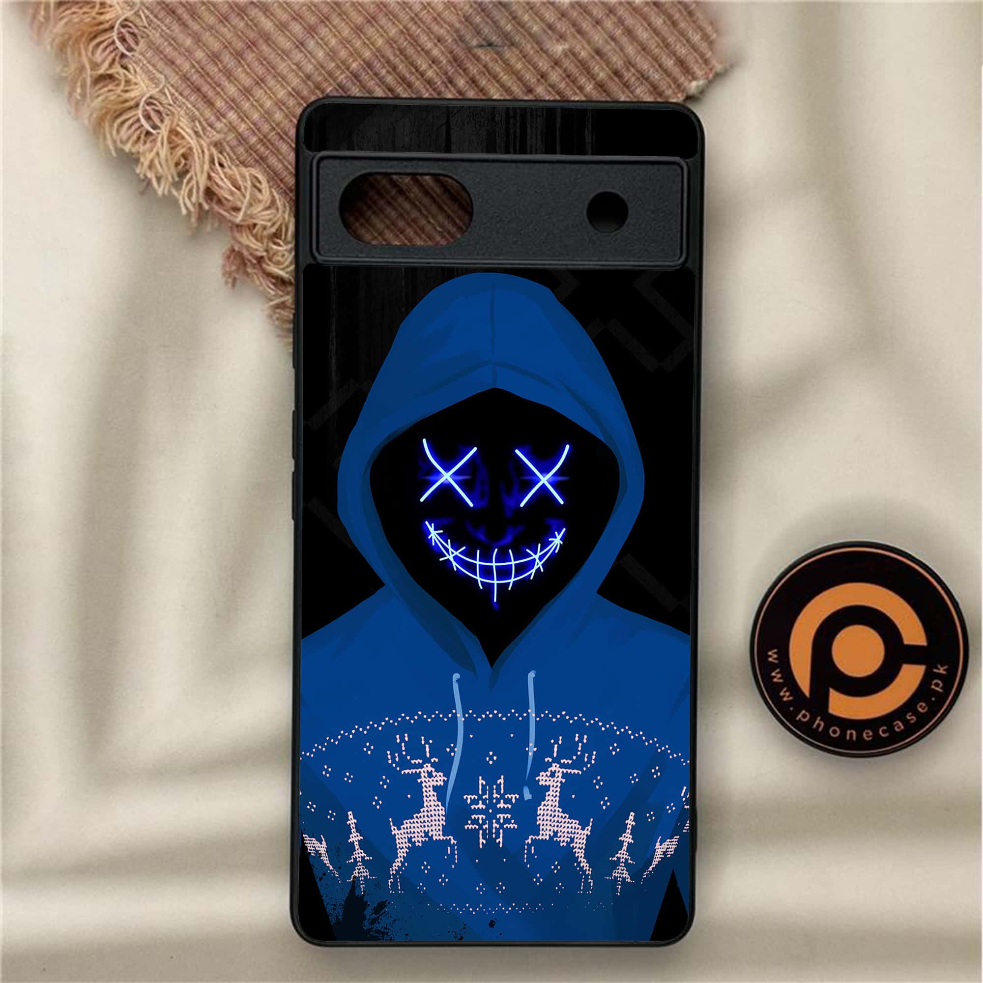 Google Pixel 6A - Anonymous 2.0 Series - Premium Metal Printed soft Bumper Shock Proof Case