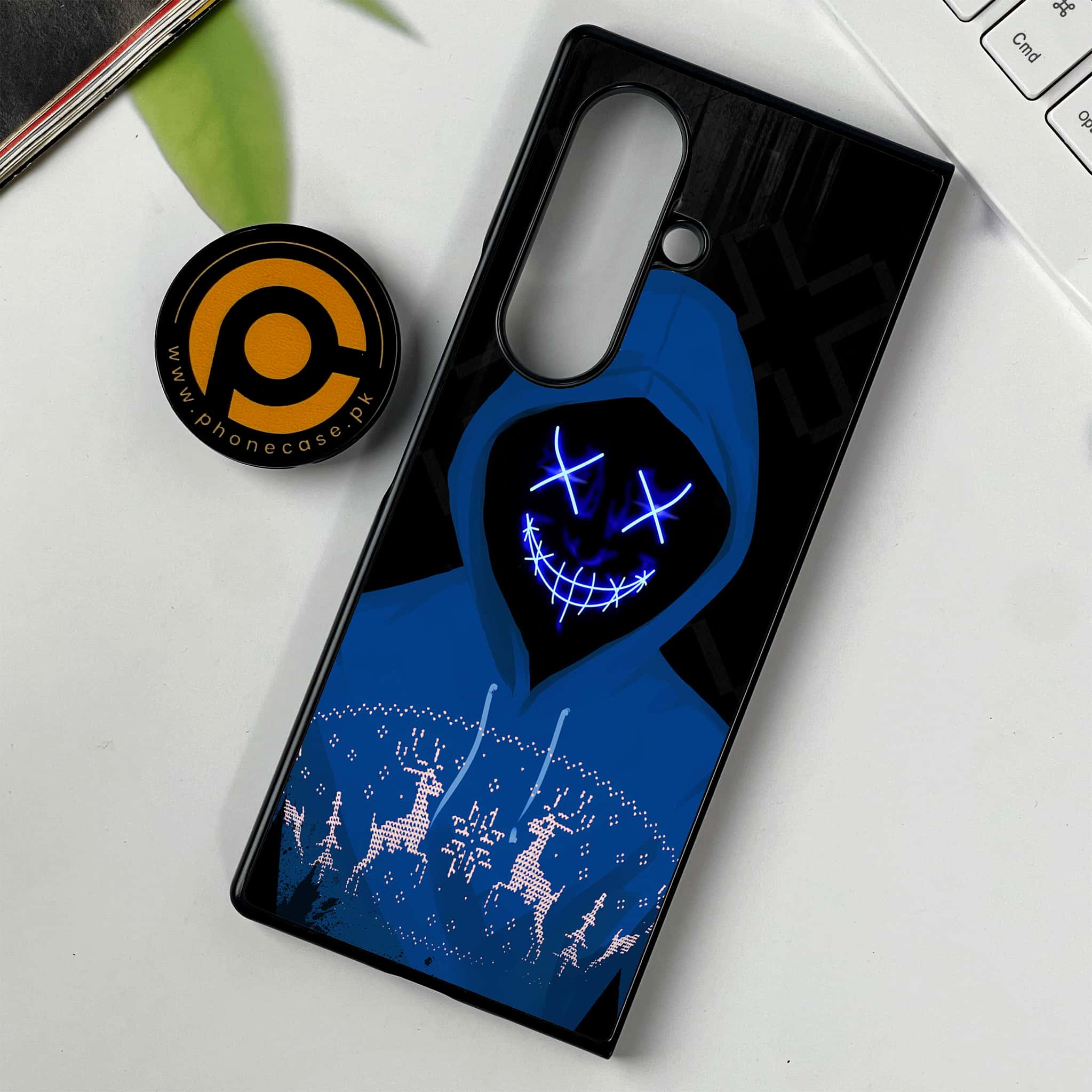 Samsung Galaxy Z Fold 7 - Anonymous 2.0 Series - Premium Metal Printed soft Bumper shock Proof Case