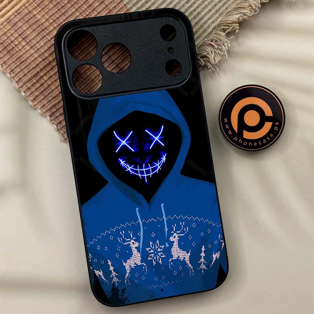 iPhone 17 Pro Max - Anonymous 2.0 Series - Premium Metal Printed soft Bumper shock Proof Case