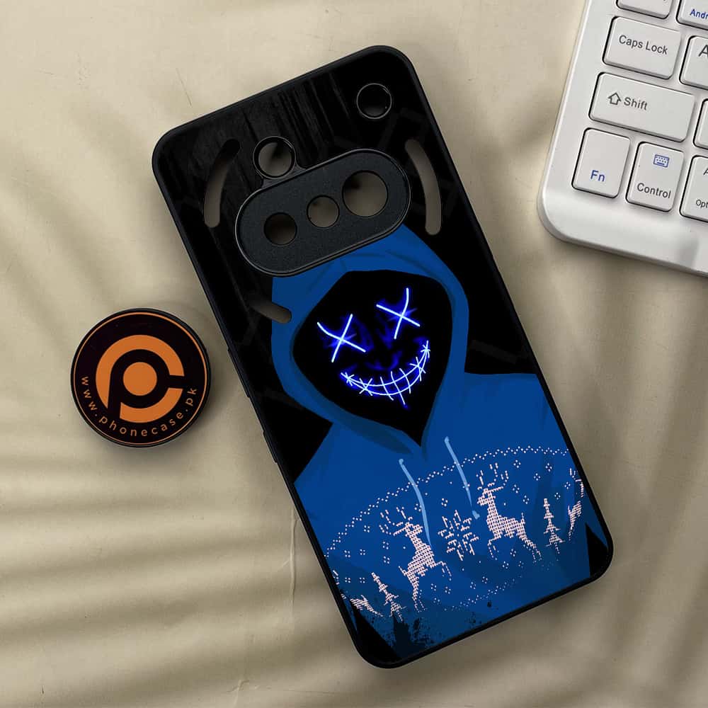 Nothing Phone 3a - Anonymous 2.0 Series - Premium Metal  Printed soft Bumper shock Proof Case