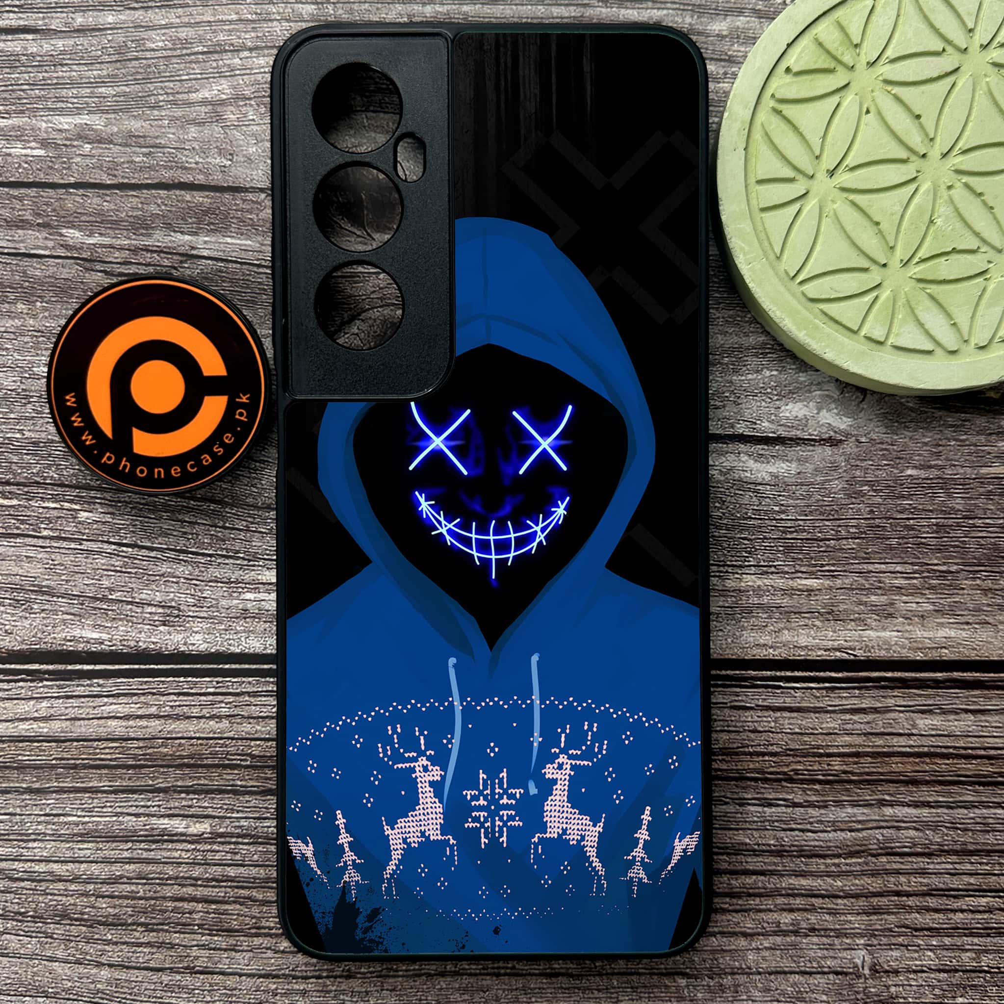 Realme C65  - Anonymous 2.0 Series - Premium Metal Printed soft Bumper shock Proof Case