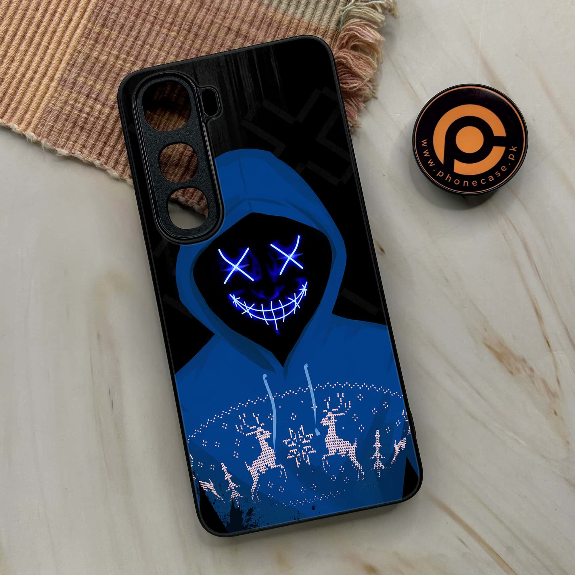 Vivo Y400 - Anonymous 2.0 Series - Premium Metal Printed soft Bumper shock Proof Case