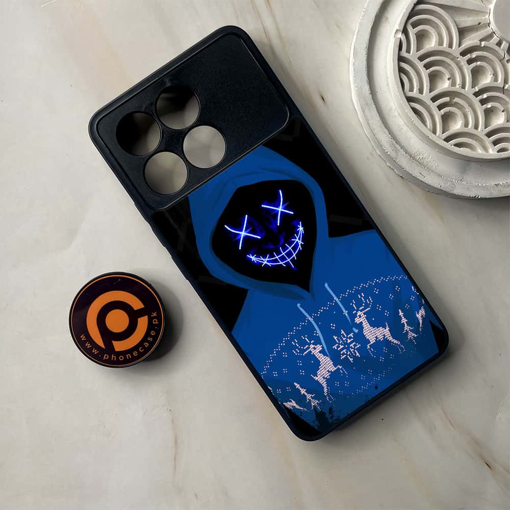 Xiaomi Poco F6 Pro - Anonymous 2.0 Series - Premium Metal Printed soft Bumper shock Proof Case