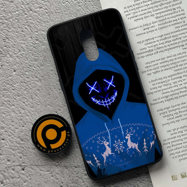 OnePlus 7 - Anonymous 2.0 Design 9- Premium Metal Printed soft Bumper Shock Proof Case CS-10770