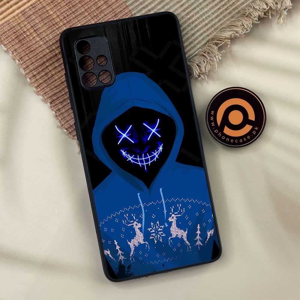 Samsung Galaxy A71 - Anonymous 2.0 Series - Premium Metal Printed soft Bumper shock Proof Case