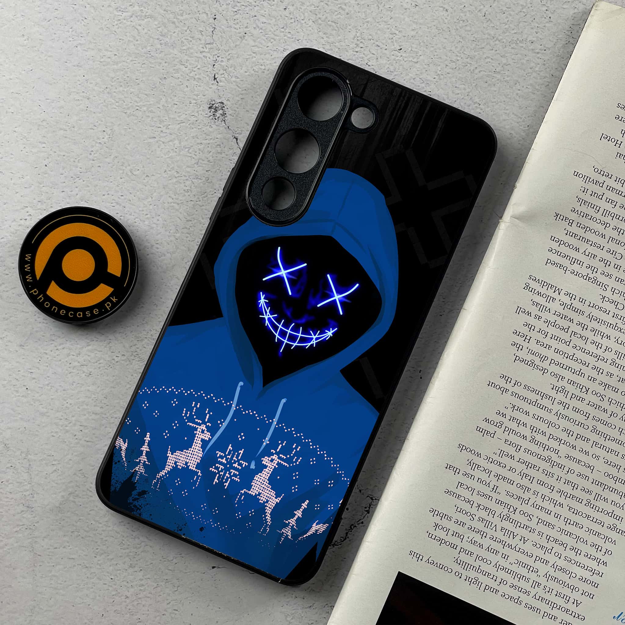 Vivo Y04 - Anonymous 2.0 Series - Premium Metal Printed Soft Bumper Shockproof Case